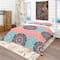 Designart 'Vintage Arabic Decorative Elements' Bohemian & Eclectic Bedding Set - Duvet Cover & Shams